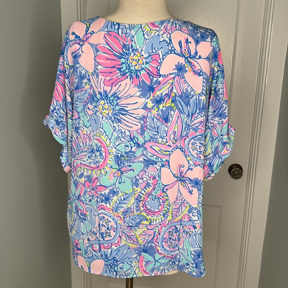 Excellent Condition Lilly Pulitzer Casden Top Size Large - Picture 4 of 7